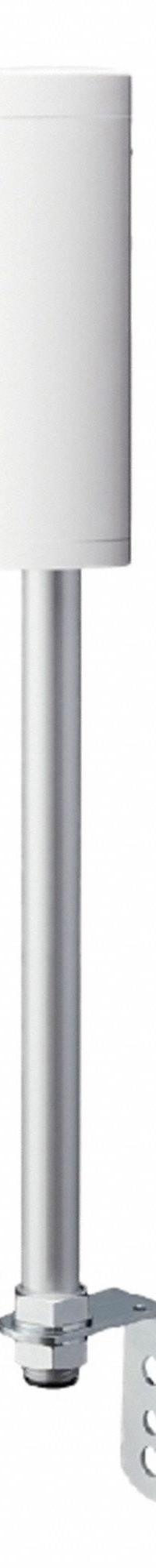 PATLITE Tower Light Mounts and Bases: Tower Light Base, For LR6, 17 7/8 in Overall Ht, LR6-M2LJNW. Key specifications — Brand: PATLITE; Compatible with Series: LR6; Connection Type: Wire Leads; Housing Color: Off White; IP Rating: IP54; Mounting Location: Pole Mount; Manufacturer Part Number: LR6-M2LJNW; Includes: L Bracket.
