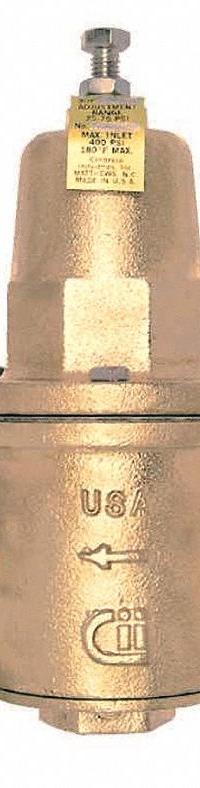 APOLLO Water Pressure Reducing Valve: NPT x NPT, 3/4 in Pipe Size, Bronze, 25 psig to 75 psig (MPN 36H20401). Key specifications — Brand: APOLLO.