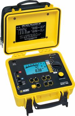 AEMC INSTRUMENTS Megohmmeter and Insulation Tester: 40 kiloohm to 4 teraohm, CAT III 600V, IP54 (MPN 1060). Key specifications — IP Rating: IP54; Test Voltage: 500V DC; Brand: AEMC INSTRUMENTS.