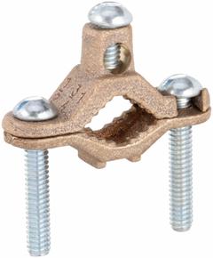 Grounding Connector: Bronze, 1/2 in to 1 in Pipe, 10 AWG SOL to 2 AWG STR (MPN C11N). Key specifications — Brand: BURNDY; For Use With: Copper Tube; Grounding Wire Size: 10 to 2 AWG SOL; Material: Bronze; Grounding Wires Connected To: 1/2 in to 1 in Pipe; Manufacturer Part Number: C11N.
