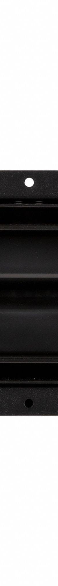 Floor Register: Ceiling/Floor/Wall, 4 in H, 10 7/8 in W, Decorative, Uncoated, Black, Plastic Grille (MPN FMLIT3X10BLK). Key specifications — Adjustable Blades: No; Brand: FITTES; Airflow Directions: One-Way; Grille Color: Black.