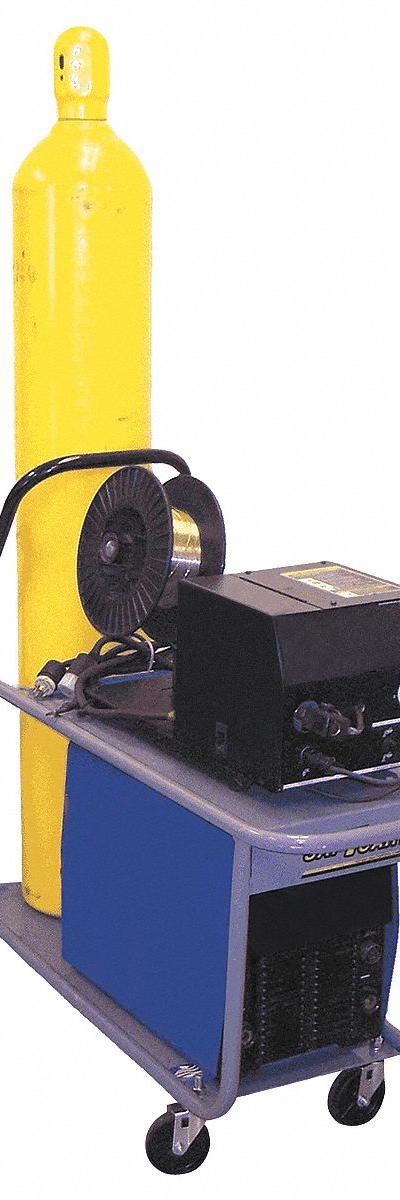 SAFTCART Running Gear with Cylinder Rack: For 9 in Max Cylinder Dia - Universal Welder & Cylinder Rack Carts