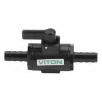 BANJO Manual Two-Way Ball Valve: 3/8 in, Straight, Barb x Barb, 300 psi Max. Pressure (CWP), Lever (MPN LVHB038V). Key specifications — Brand: BANJO; Handle: Lever.