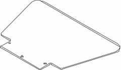 WESCO Hand Truck Nose Plate: 350 lb Load Capacity, 18 1/2 in W x 9 1/2 in D, 18 1/2 in Overall Wd (MPN 274166). Key specifications — Features: Grooved; Manufacturer Part Number: 274166; Accessory Type: Hand Truck Nose Plate.