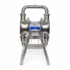GRACO Electric Diaphragm Pump: Stainless Steel Body, Three Phase, 200-240V AC, 2 in, 29 ft Max. Head (MPN HE120-0101). Key specifications — Nameplate Voltage: 200-240V AC; Brand: GRACO; Surface Roughness: 32 Ra; Check Valve Material: PTFE; Diaphragm Material: PTFE with EPDM Backing; Seat Material: 316 SS.