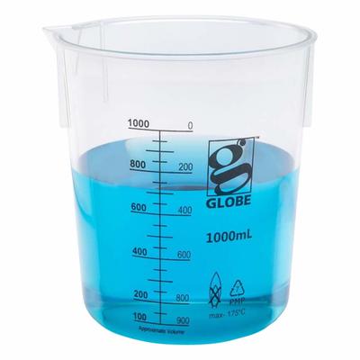 APPROVED VENDOR Beaker: Low Form, Printed Graduation, Polypropylene, Translucent - Low Form Plastic Beakers Without Handles