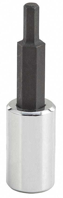 PROTO Socket Bit: 1/4 in Drive Size, Hex Tip, 5/32 in Tip Size, 1 7/8 in Overall Lg - Hex Bit Sockets