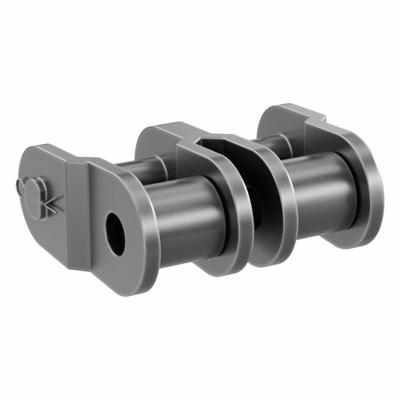 TRITAN Roller Attachment Link: For Std Roller Chains, 50, Double Strand, 5/8 in Pitch - Offset Links for ANSI Standard Chains