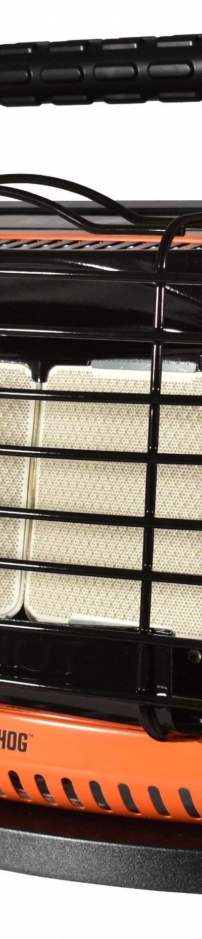 HEAT HOG Portable Gas Floor Heater: 18,000 BtuH Heating Capacity Output - Portable Gas Radiant Cabinet Heaters