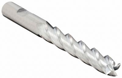 CLEVELAND Square End Mill: High Speed Steel, 4 Flute, 9/32" Mill Dia, 1-3/8" LOC - General Purpose High-Speed Steel Square End Mills