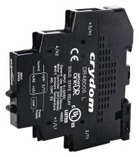 CRYDOM Solid State Relay: DIN-Rail Mounted, 48 to 600V AC Output, Heat Sink Integral, SCR (MPN DR24D06). Key specifications — Brand: CRYDOM.