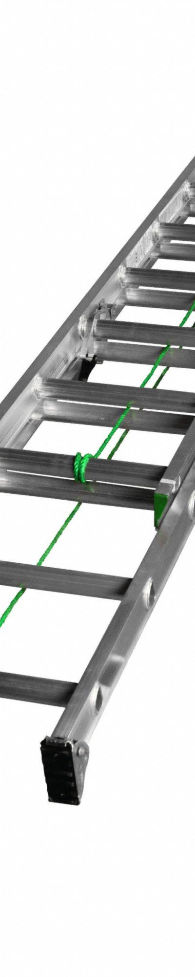 WERNER Extension Ladder: 20 ft Ladder Size - Lightweight Aluminum Extension Ladders