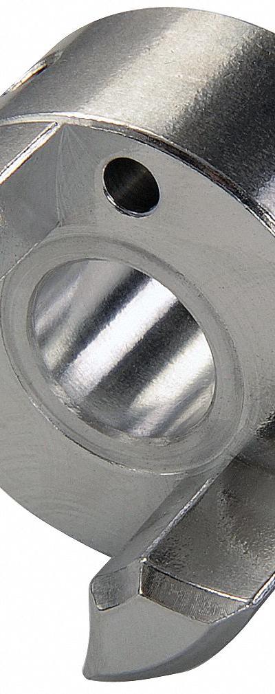 RULAND MANUFACTURING Jaw Coupling Hub: JS16 Coupling Size - Zero-Backlash Curved Jaw Coupling Hubs