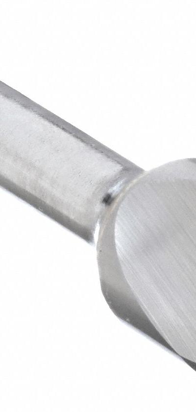 OSG Countersink: 90°, 1 Flute, 5/8 in Body Dia, Carbide - Fast-Cutting Single-Flute Countersinks