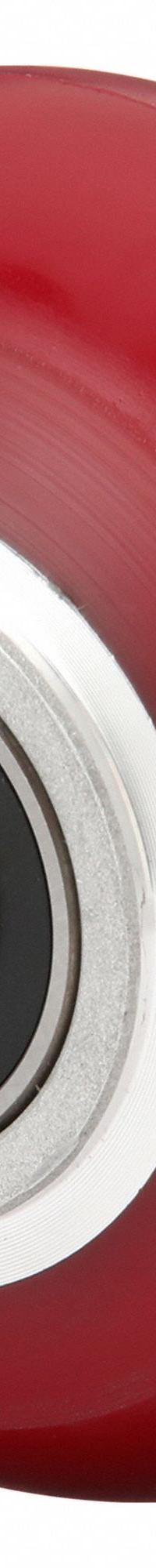 ALBION Caster Wheel: 4 in Wheel Dia., 2 in Wheel Wd, Polyurethane, 1,500 lb Load Rating, Aluminum (MPN AX0422808MAX). Key specifications — Brand: ALBION; Wheel/Tread Color: Red.