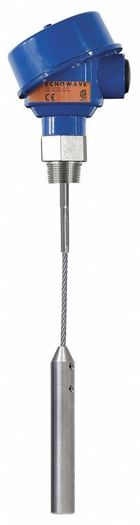 FLOWLINE Cable Guided Wave Radar: Liquid Level Sensor Transmitter, Vertical, 3/4 in NPT, NPT, NEMA 4 (MPN LG11-2003-01). Key specifications — Body Material: Aluminum; Mounting Orientation: Vertical; Stem Material: 316 Stainless Steel; Accuracy: +/-3 mm; Brand: FLOWLINE; Probe Material: 316 Stainless Steel; Nameplate Voltage: 18/30V DC; Output Voltage Range: 4 to 20mA.