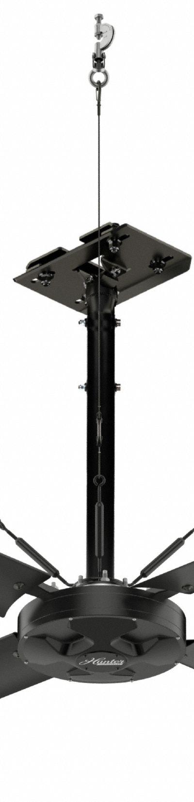 HUNTER INDUSTRIAL Ceiling Fan: 28,484 cfm Airflow - Industrial HVLS Ceiling Fans