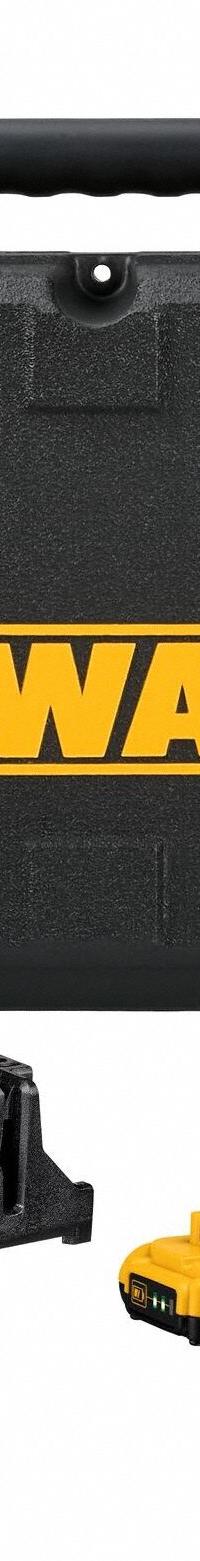 DEWALT Laser: 3 Lines, Green Beam, 0 Planes, ±1/8 in @ 30 ft Accuracy, Horizontal/Vertical, Included (MPN DCLE34031D1). Key specifications — attr935979: 20V Max; attr934757: DEWALT; attr936112: ±1/8 in @ 30 ft; attr936114: Electronic Self-Leveling; attr935981: 20V 2 AMP Battery.