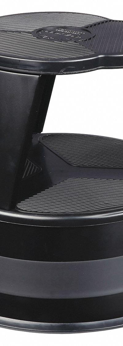 CRAMER Step Stool: 14.5 in Overall Ht - Round Rolling Step Stools