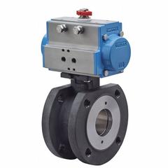 BONOMI Pneumatically Actuated Two-Way Ball Valve: 4 in Size, Carbon Steel, Flange x Flange (MPN 8P724103-4-C1). Key specifications — Brand: BONOMI; Pilot Solenoid Voltage: 110V AC.