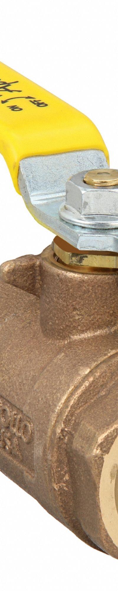 APOLLO Manual Two-Way Ball Valve: 1 1/4 in - Bronze Ball Valves with Drain