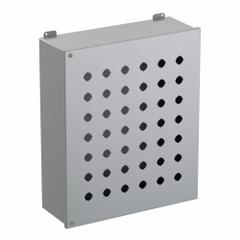 HAMMOND Push Button Enclosure: 22mm, 42 Holes, Carbon Steel, NEMA 12 (MPN 1489MP42). Key specifications — Brand: HAMMOND; Environments & Applications: Indoor Dust & Water Droplets.