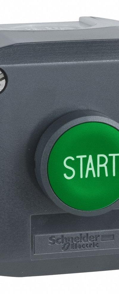 SCHNEIDER Control Station: Flush Push Button - Push-Button Control Stations