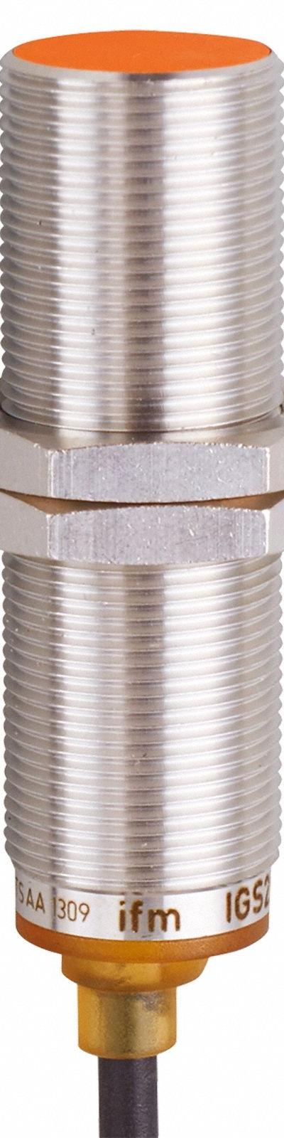 IFM Inductive Cylindrical Proximity Sensor: Non-Terminated Cable - Cylindrical Sensors with Non-Terminated Cables