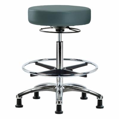 APPROVED VENDOR Stool: Vinyl, Ht Range 25 1/2 in to 35 1/4 in, 17 in Seat Wd, 17 in Seat Dp - Vinyl Lab Stools