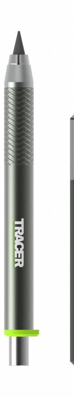 TRACER Carpenter's Pencil: Holster, Carpenter's Pencil, Red, Metal/Plastic/Tile/Wood, Black/Green (MPN ATPK1-PRO). Key specifications — attr1284576: Oval; attr1284577: TRACER; attr1284590: Holster; attr1284591: Red; attr1284575: Aluminum; attr1284574: Black/Green.