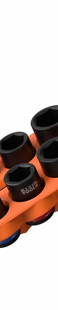 KLEIN TOOLS Impact Socket Set: 3/8 in Drive Size, Small Set (0-50 pieces) Set Size, 10 Pieces, SAE (MPN 33809). Key specifications — attr1204251: KLEIN TOOLS; attr1215453: 3/8 in; attr1215454: 1/4 in to 3/4 in; attr1224229: Friction.