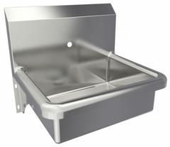 SANI-LAV Hand Sink: 1 Stations, 6 in Bowl Dp, 16 in Bowl Lg, 12 1/2 in Bowl Wd, Faucet Not Included (MPN 6080). Key specifications — Includes Side Splash: Side Splash Not Included; Series: Stainless Steel Hand Wash Sink; Brand: SANI-LAV.
