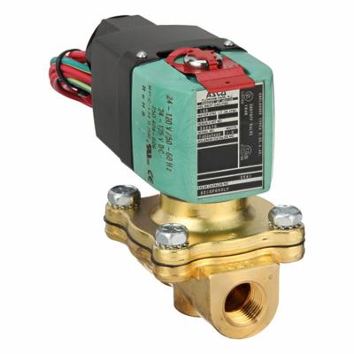 REDHAT Solenoid Valve: 2-Way, Normally Closed, 3/8 in Pipe Size, 24 to 120V AC/DC - 2-Way/2-Position, Normally Closed Solenoid Valves