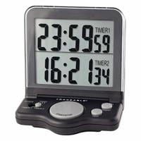 TRACEABLE Digital Timer: Adj Display (90° to 180°), 1/2 in x 5 1/2 in x 3 3/4 in, 1/2 in Overall Dp (MPN 5022). Key specifications — Clock Function Included: Yes; Count Direction: Count Down; Features: Adjustable Display (90° to 180°); Digital Display Screen Type: LCD; Alarm Type: Audible; Brand: TRACEABLE; Maximum Time Setting: 23 hrs, 59 minutes, 59 seconds.