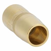 BERNARD Nozzle: Large Centerfire, 3/4 in, Straight, 1/4 in Recess, Brass (MPN N-3414B). Key specifications — Insulation Type: Self-Insulated; Duty Rating: Heavy Duty; Nozzle to Tip Relationship: 1/4 in Recess; For Contact Tip Series: Centerfire; Manufacturer Part Number: N-3414B; Brand: BERNARD.