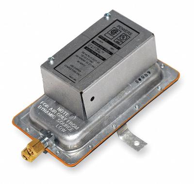 Siemens Air Pressure Switch: Adj, Auto Reset, 0.05 in wc to 1 in wc, Conduit Box - Adjustable Set-Point Air Pressure Switches