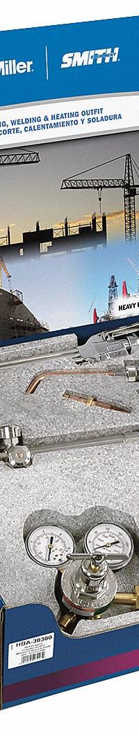 SMITH EQUIPMENT Heavy Duty Combination Torch Outfit: Acetylene, CGA 300 (MPN HBA-30300). Key specifications — Regulator CGA Number (Fuel): CGA 300; Manufacturer Part Number: HBA-30300; Brand: SMITH EQUIPMENT.