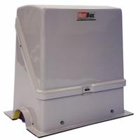 HOT BOX Valve Enclosure: Fiberglass, 45 in Overall Ht, 26 in Overall Wd, 70 in Overall Lg, Beige (MPN HF026070045). Key specifications — Brand: HOT BOX; Material: Fiberglass; Color: Beige.