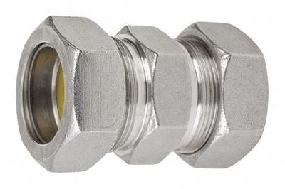 CALBRITE Compression Coupling: 316 Stainless Steel, 1 in Trade Size, 2 11/16 in Overall Lg - Compression Couplings