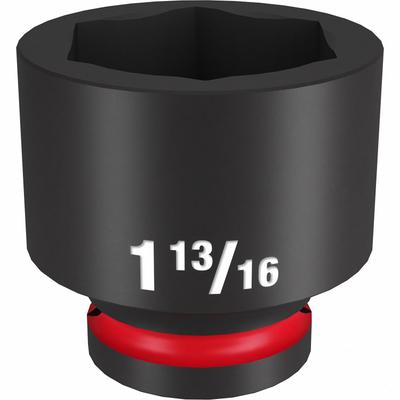 MILWAUKEE Standard Impact Socket: 3/4 in Drive Size, SAE, 1 13/16 in Socket Size - 3/4" Drive Impact Sockets