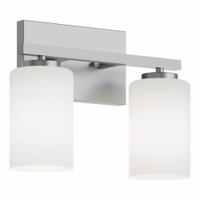 Decorative Vanity: Satin Nickel, 60 W, 120V AC, Dimmable, 13 in Lg, 5 1/2 in Wd, 8 3/4 in Ht (MPN LEOV1309MBSN). Key specifications — Mounting Location: Wall; For Bulb Type: A19; Brand: AFX INC.; Voltage: 120V AC; Housing Finish/Housing Color (Broad): Satin Nickel.