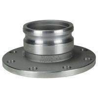 Cam and Groove Adapter: 4 in Coupling Size, 100 psi Max. Working Pressure @ 70 F, Flange (MPN 400-AL-AL). Key specifications — Fitting Type: Flange; Brand: DIXON VALVE & COUPLING.