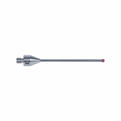 INSIZE M4 Stylus: CMM Straight Stylus, Ball, Straight, 0.2 in Ruby Ball Tip - Straight CMM Styli