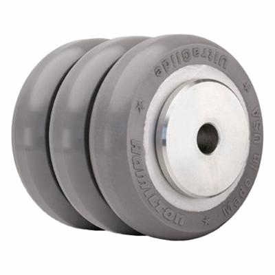 HAMILTON Caster Wheel: 4 in Wheel Dia., 3 in Wheel Wd, Polyurethane, 1,200 lb Load Rating - Easy-Roll Polyurethane Tread on Steel Core Wheels
