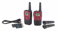 MIDLAND Handheld Two Way Radio: X-Talker T30 Series, FRS/GMRS, Analog, 0.5 W, 22 Channels, VOX, 8 hr (MPN T31VP). Key specifications — Color: Black; FCC License Required: No.
