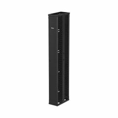 PANDUIT Vertical Dual-Sided Manager: Vertical, 45 U, Dual Side Sides, 83 7/8 in Overall Ht, Steel (MPN PR2VD10). Key specifications — Color: Black; Includes: (2) Doors; Orientation: Vertical; Brand: PANDUIT; Material: Steel; Number of Sides: Dual Side; Product Type: Dual-Sided Manager.