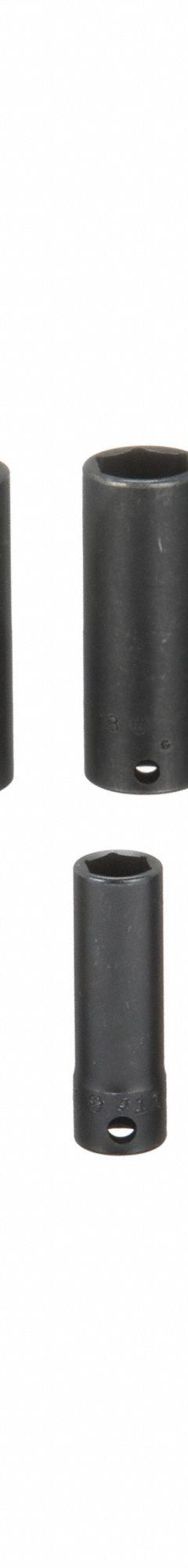 ABILITY ONE Impact Socket Set: 3/8 in Drive Size, Small Set (0-50 pieces) Set Size, 14 Pieces (MPN 5130-01-650-3992). Key specifications — attr1204251: ABILITY ONE; attr1215453: 3/8 in; attr1215454: 8 mm - 24 mm; attr1224229: Friction.