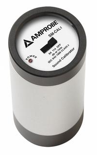 AMPROBE Sound Level Calibrator: 114 dB Output Sound Pressure, ±4% Freq Accuracy, 1/2 in Adapter (MPN SM-CAL1). Key specifications — Brand: AMPROBE; Frequency Accuracy: ±4%; Compatible with Brand: Universal; Distortion: ±0.5 dB; Output Sound Accuracy: ± 0.5 dB; Calibration Certificate: Not Included.