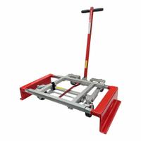DAYTON Furniture Dolly: 600 lb, Red/Silver, 36 in H x 40 in W x 23 in D, (4) Swivel, Rubber Casters (MPN 30E995). Key specifications — Color: Red; Caster/Wheel Configuration: (4) Swivel; Brand: DAYTON; Caster Wheel/Tread Material: Rubber.