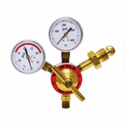 UNIWELD Regulator LD 1-Stage Acetylene CGA510: Single Stage, CGA 510 Inlet - Fuel Gas Regulators
